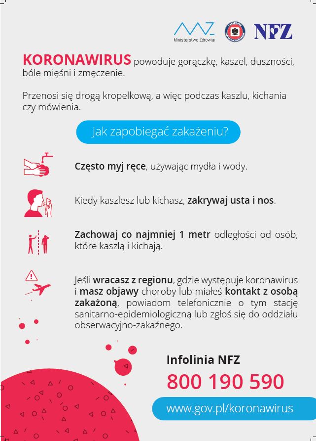 Koronawirus. Jak zapobiegać zakażeniu?