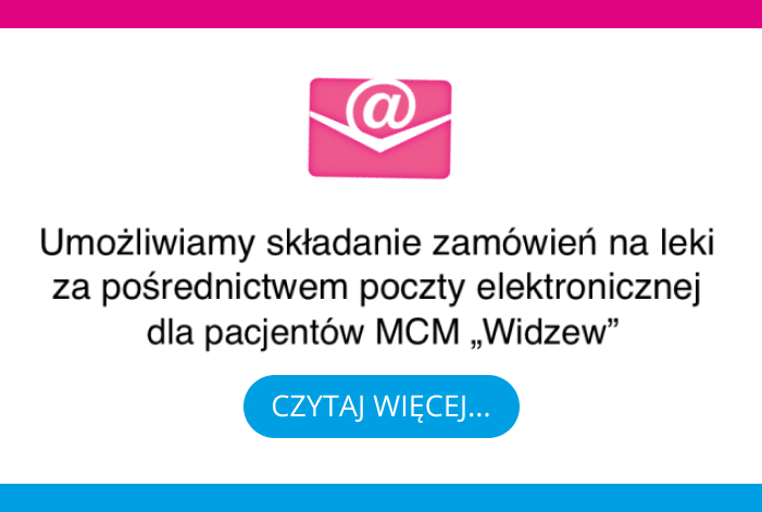 Zamówienia na leki za pośrednictwem poczty elektronicznej dla pacjentów MCM 