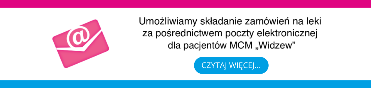 Zamówienia na leki za pośrednictwem poczty elektronicznej dla pacjentów MCM 